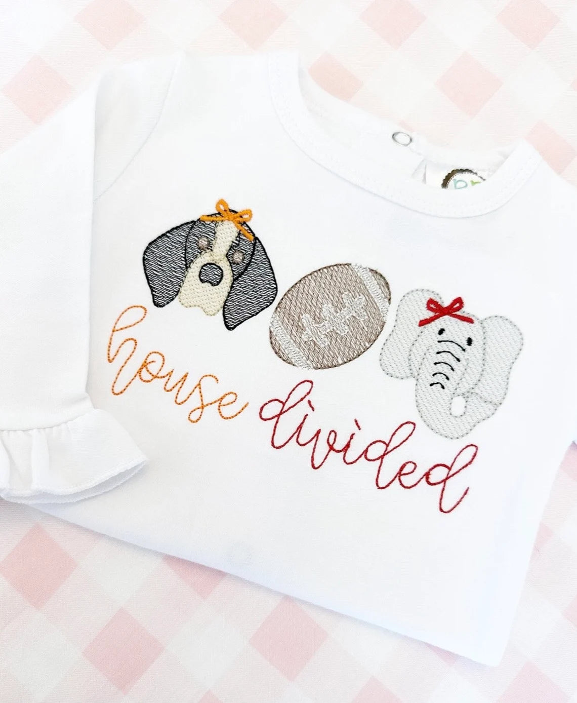 House Divided Coonhound and Elephant with Bows