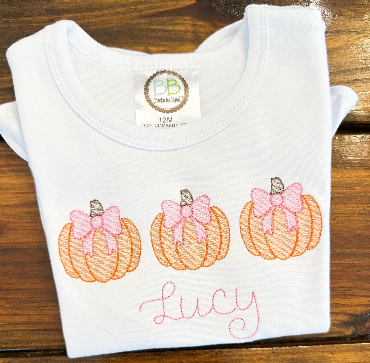 Orange Pumpkin Trio with Bows