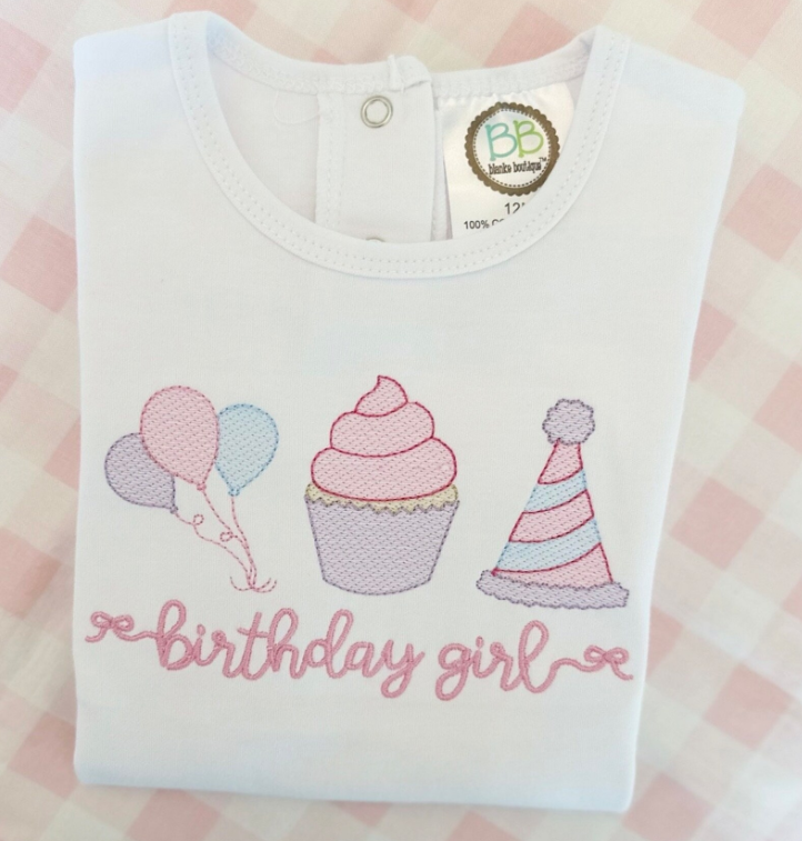 Birthday Girl Cupcake